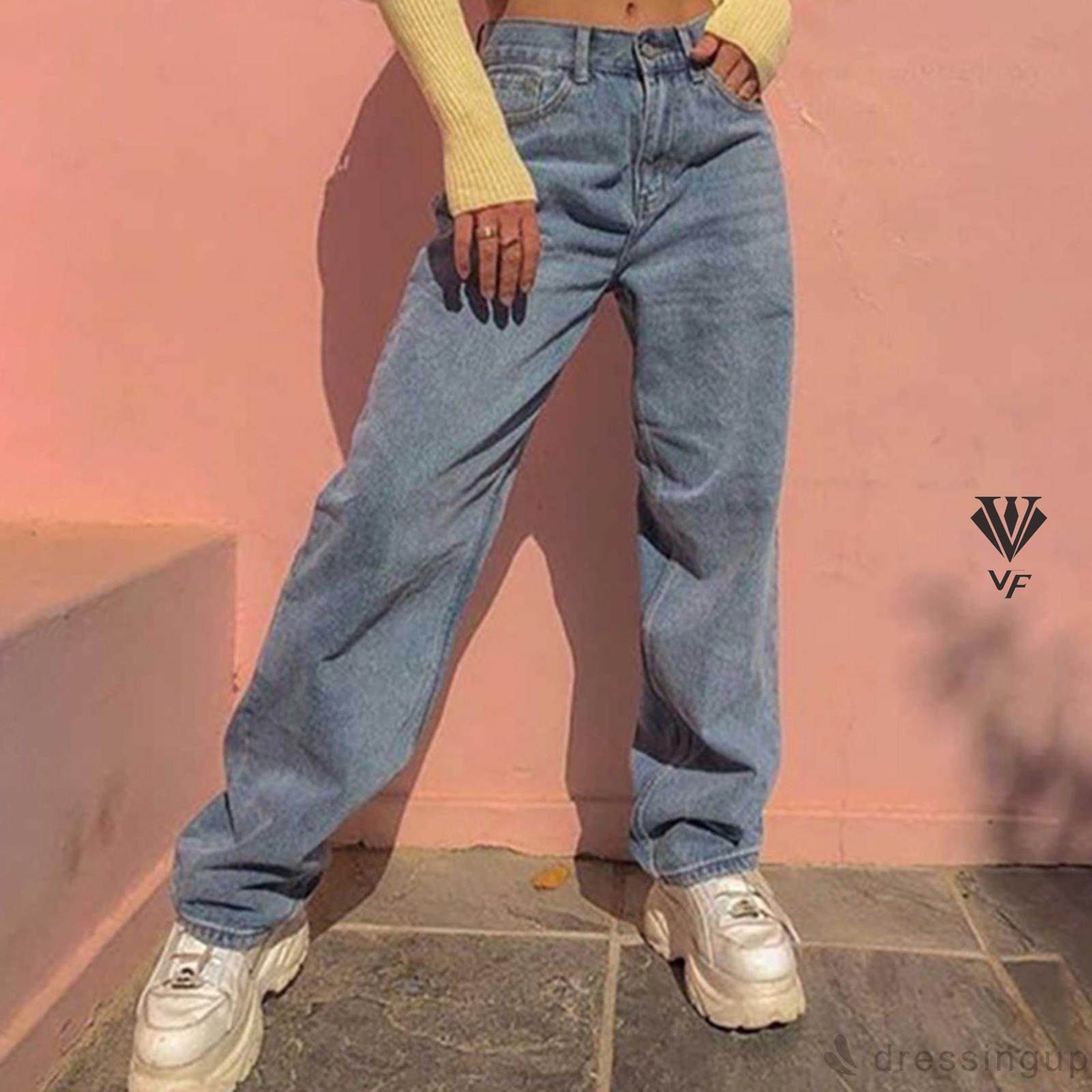 QUẦN JOGGER SUÔNG JEANS NỮ DÀI LƯNG CAO KHOE EO CHE KHUYẾT ĐIỂM CHÂN