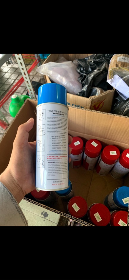 Xịt Tẩy Dầu Trên Vải Rust Go