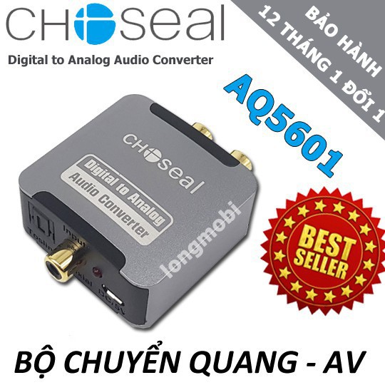 Bộ chuyển đổi âm thanh quang sang AV CHOSEAL ( ko kèm dây)