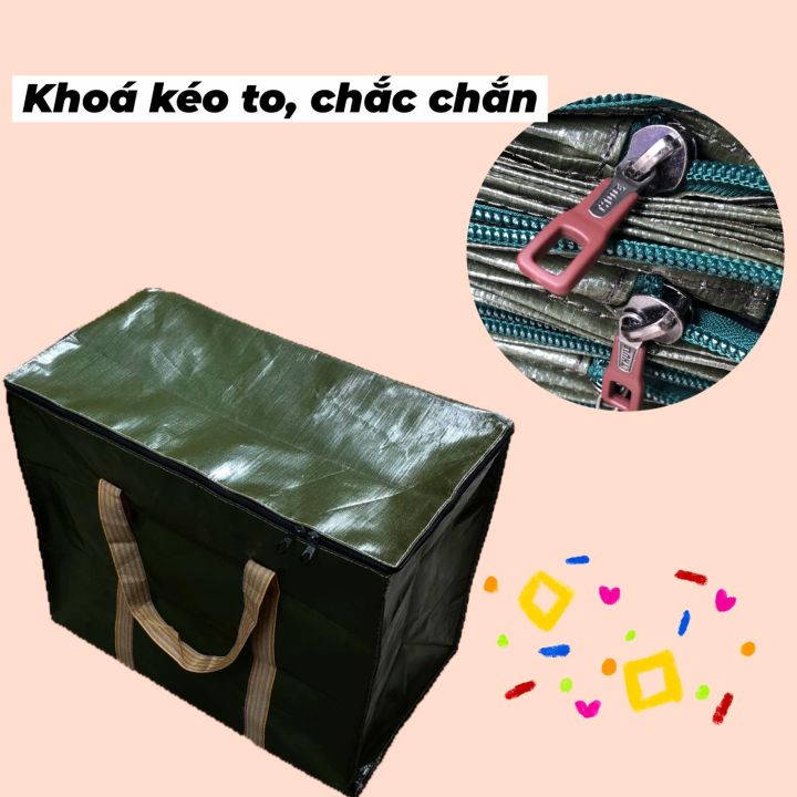 Túi Bạt Xanh Rêu