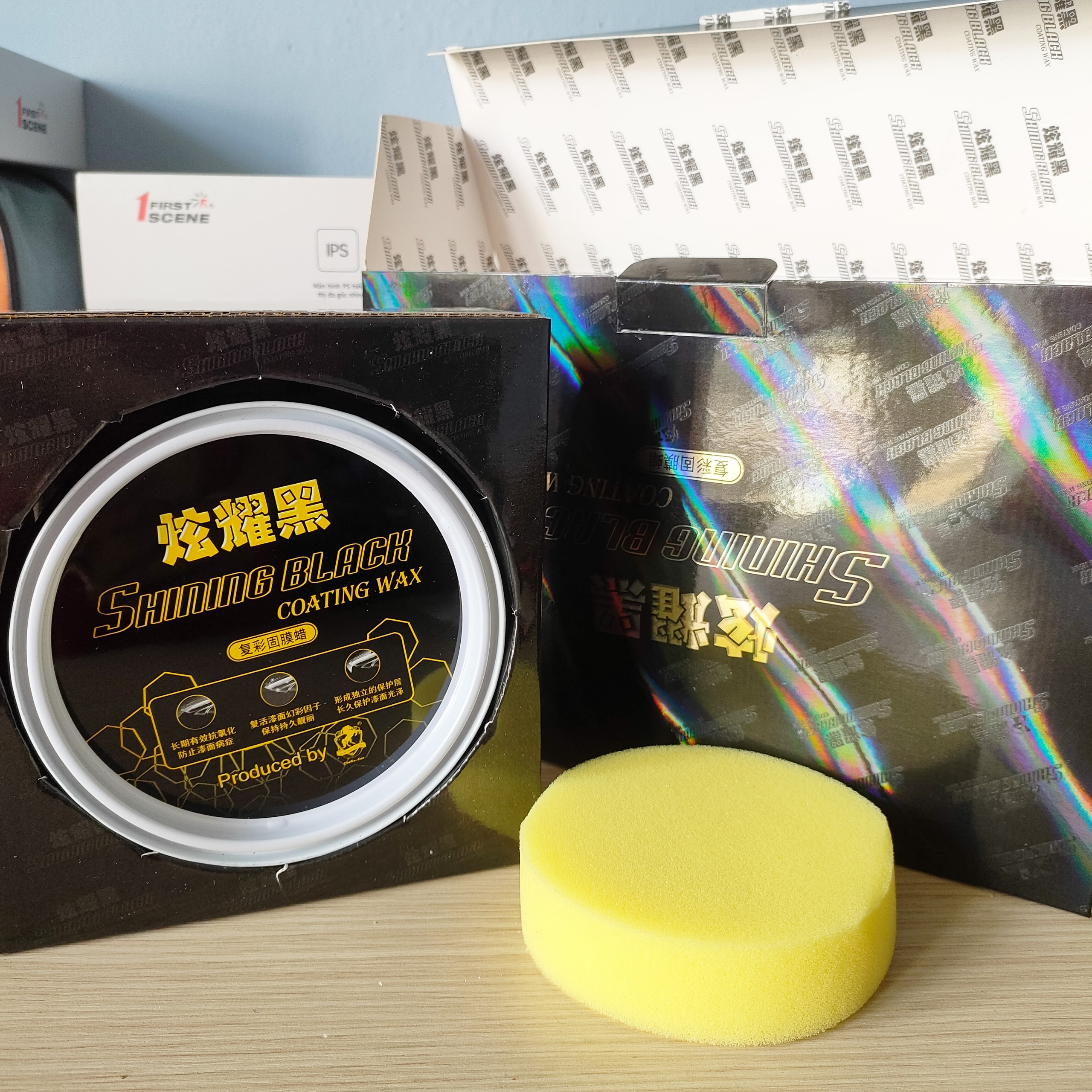 Sáp Phủ Bóng Chuyên Dùng Cho Sơn Màu Đen (SHINING BLACK COATING WAX)