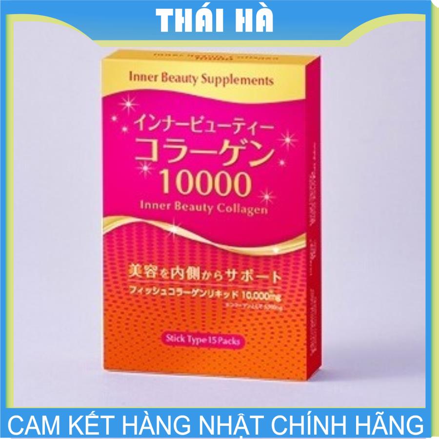 HCMBột Uống Beauty Marine Collagen 10000mg Hộp 15 Gói Nhật Bản Mẫu Mới