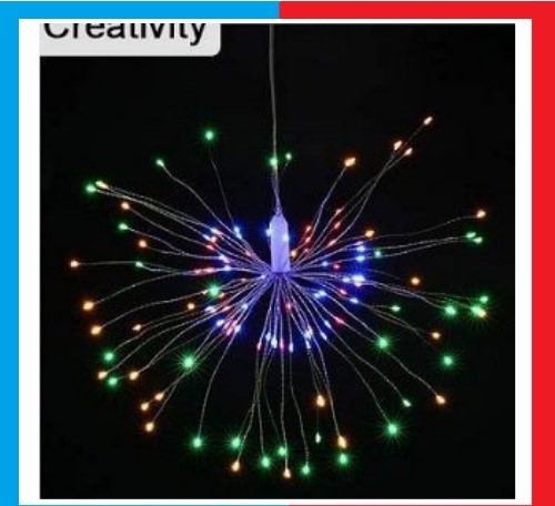 Đèn Pháo Hoa Trang Trí Noel, Đèn Pháo Bông 5 Chùm