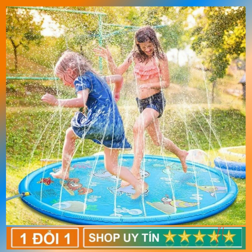 Tấm đệm phun nước cho bé 1.7m2. thảm chơi phun nước cho bé. đệm nước kích thích giác quan cho bé - giá tốt 247 hcm