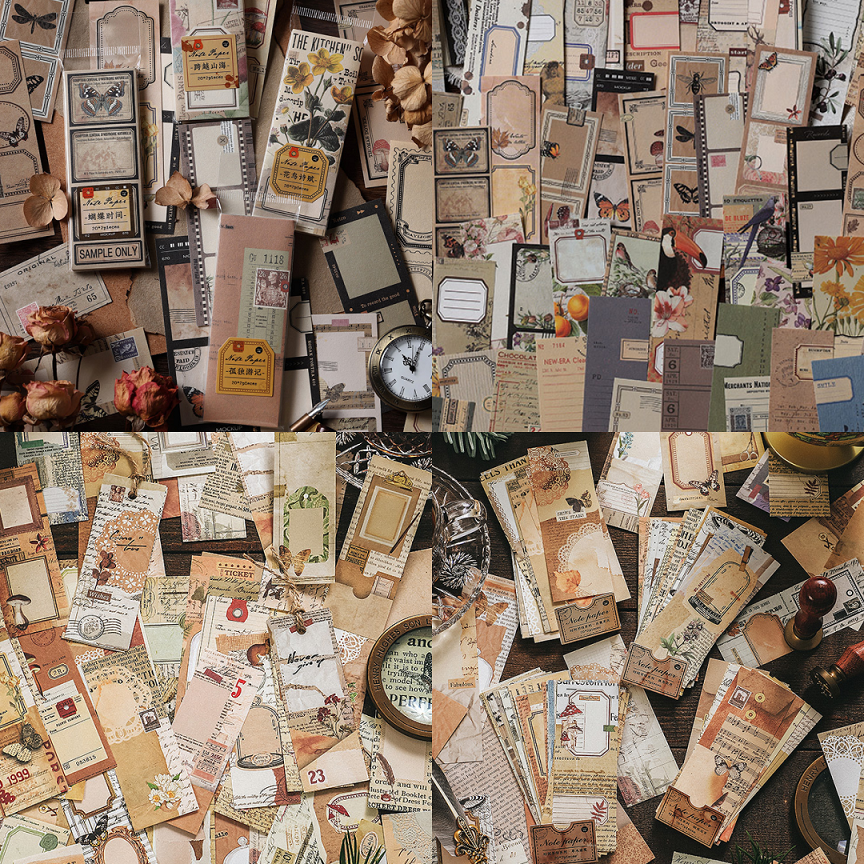 Bộ 40 tấm giấy note collage nhiều hình ảnh