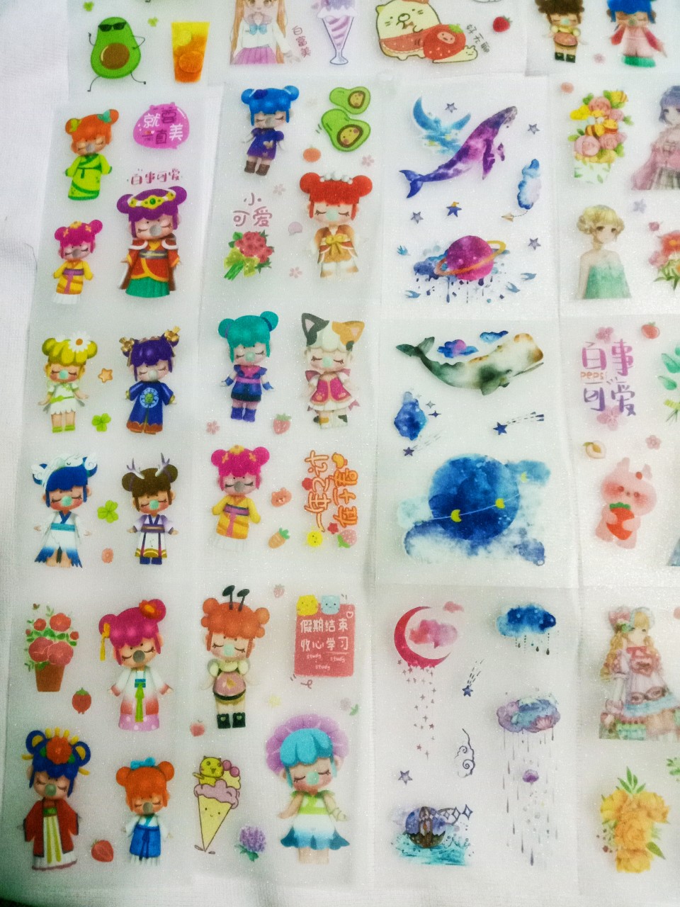 Sticker 3D họa tiết trang trí