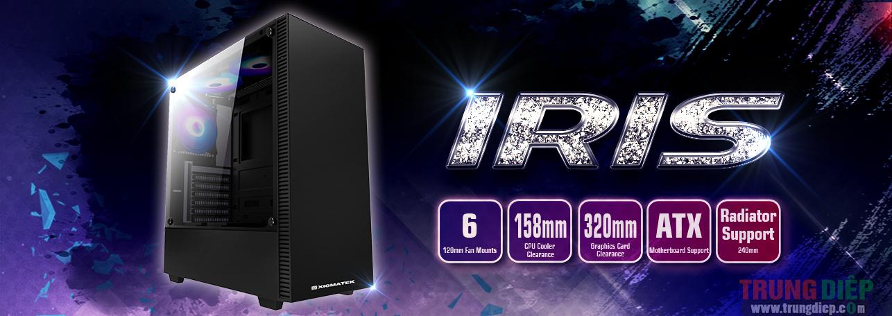 Vỏ máy tính (Case) Gaming Xigmatek IRIS EN42227 (No fan)