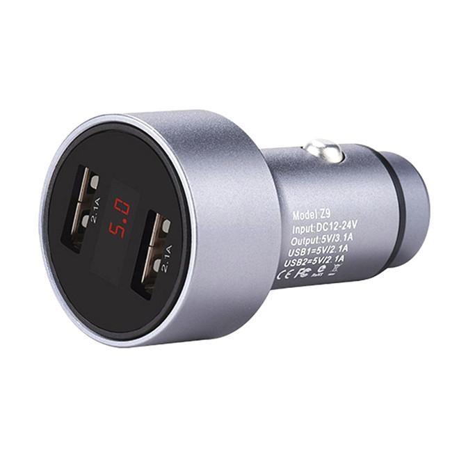 [HCM]Sạc ô tô Hoco Z9 2 cổng USB cao cấp