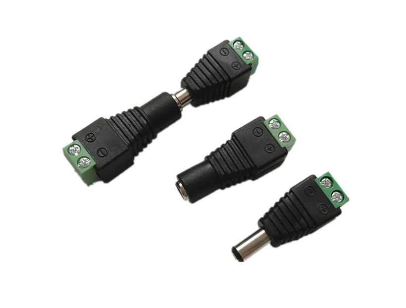 Bộ 5 Jack DC 5.5x2.1mm (Jack Đực / Cái)