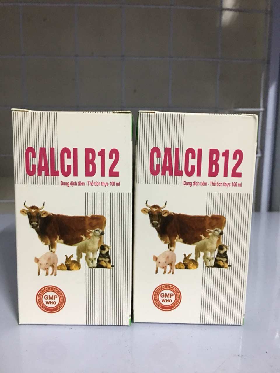 Calci B12 Bại liệt trước và sau đẻ, co giật ở chó, vật nuôi 100ml