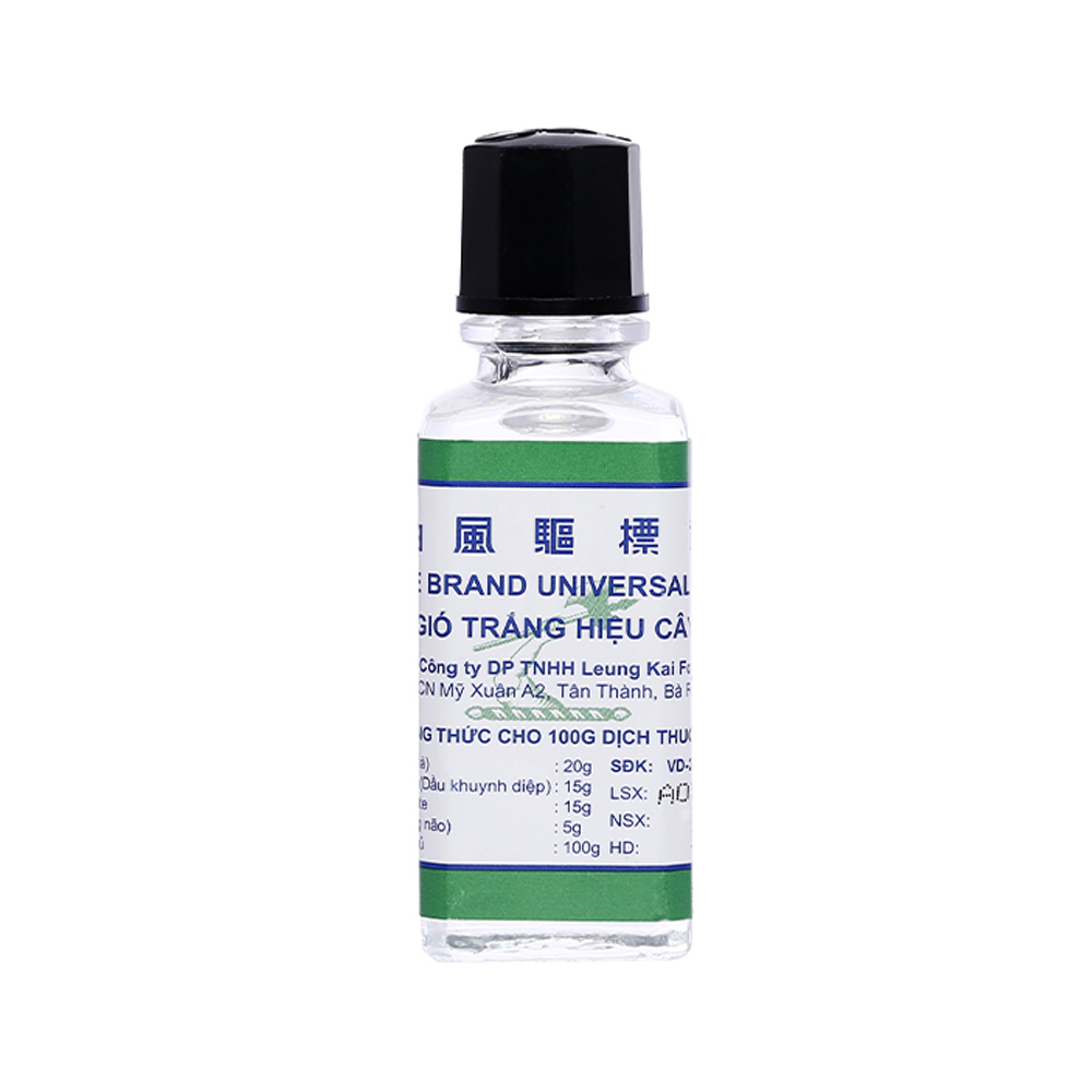 Dầu gió trắng hiệu Cây Búa 10ml (Hộp 1 chai)