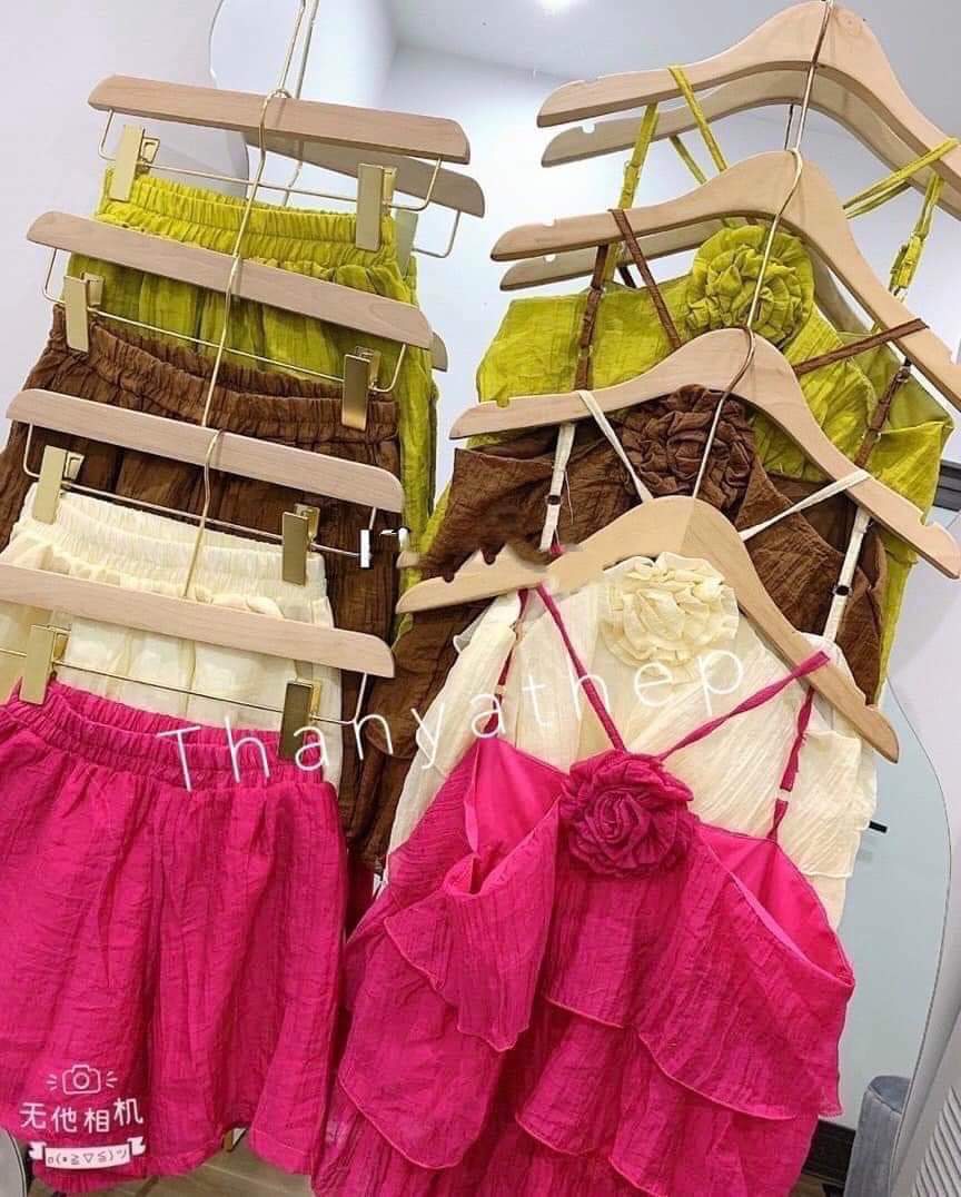 Set lụa 2 tầng