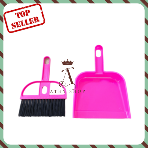 BỘ CHỔI MINI KÈM KI HỐT RÁC, đồ quét bụi văn phòng, dụng cụ vệ sinh bàn phím laptop màn hình máy vi tính, cây cọ quét bụi nhỏ mini, chổi quét bàn làm việc tủ giường kệ ghế, đa năng tiện lợi gọn gàng ATHY SHOP