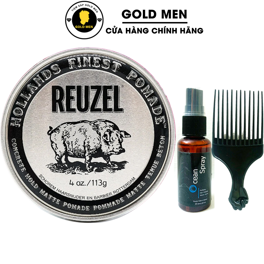 Reuzel Concrete Pomade, Pomade vuốt tóc