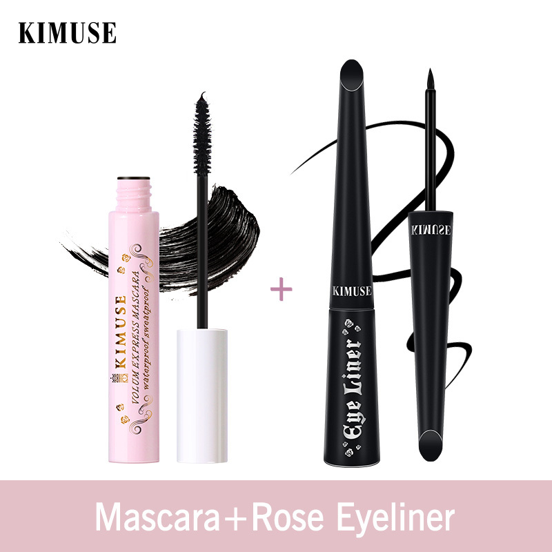 Kimuse 2pcs / set Liquid Eyeliner + Mascara For Cosmetics / Makeup giá rẻ