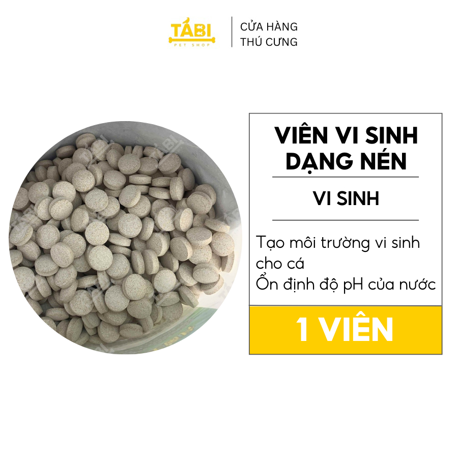 100g viên nén vi sinh tạo môi trường vi sinh cho hồ cá, bể cá thủy sinh