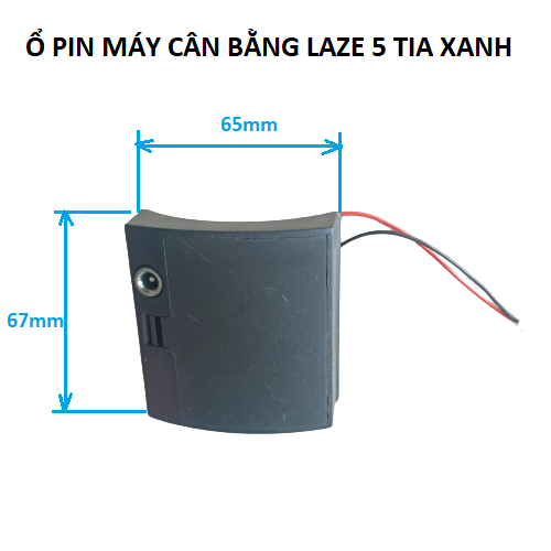 Ổ pin máy cân bằng laze 5 tia