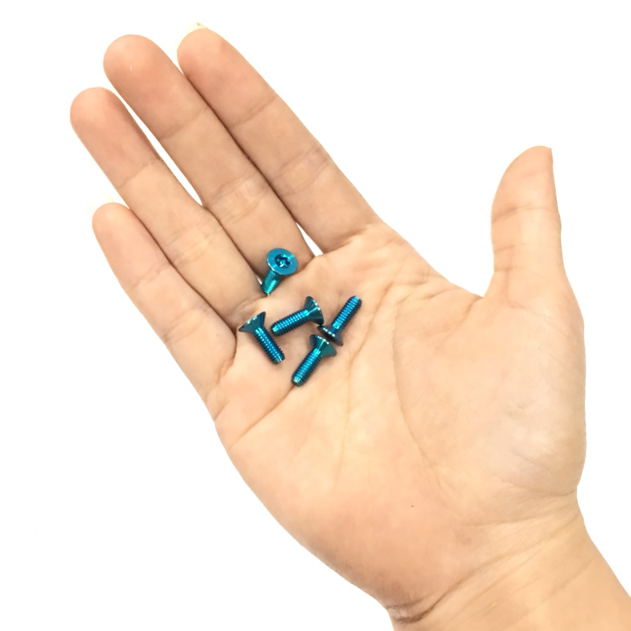 [HCM]ỐC NẮP DẦU 4LI TÍM TITANIUM VÀ XANH NGỌC