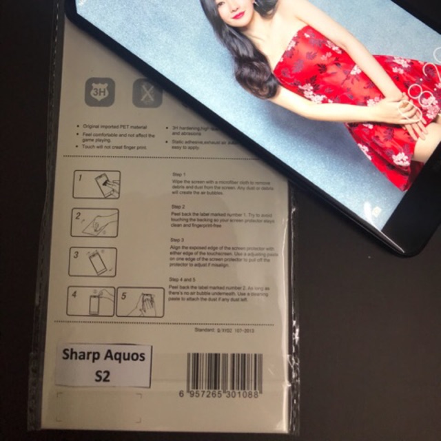 Dán màn hình sharp aquos s2