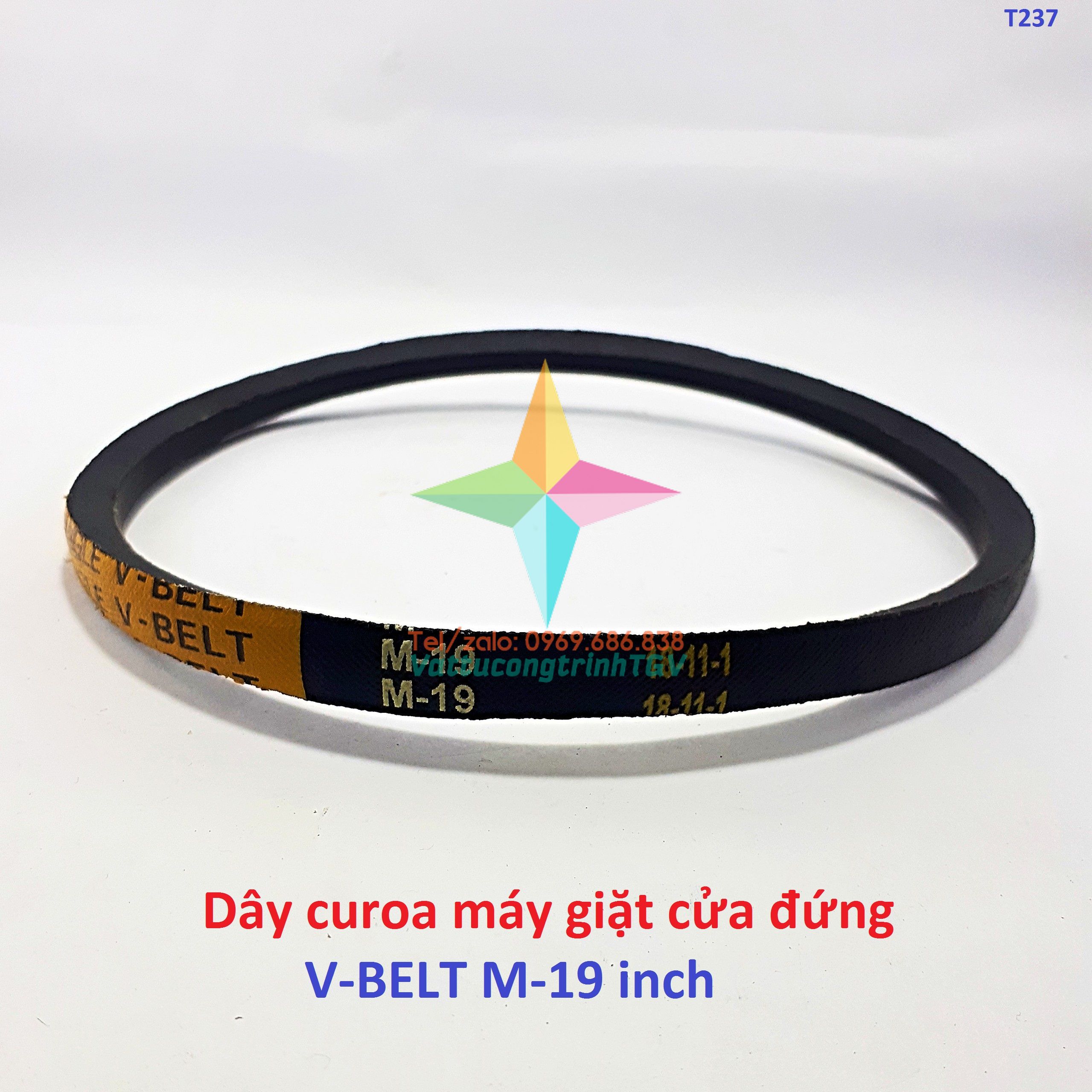 Dây curoa máy giặt cửa đứng cỡ M19