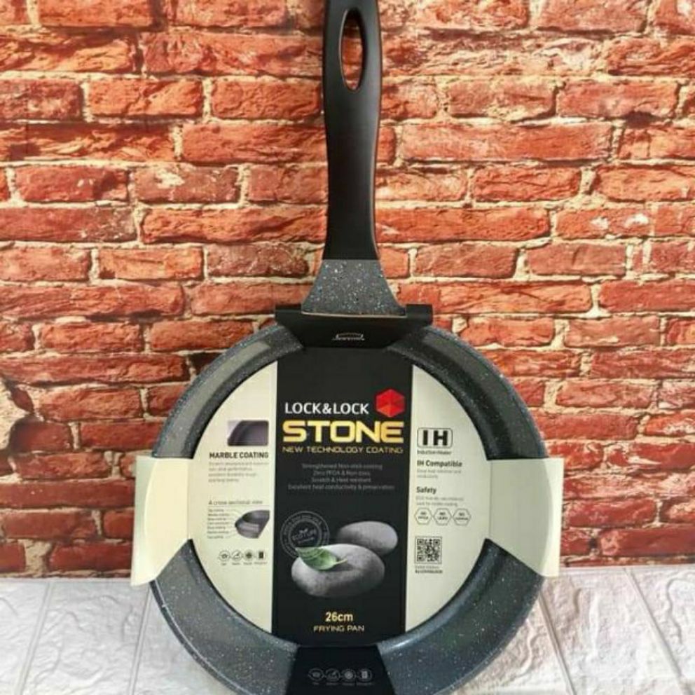 Chảo đá stone 7 lớp cao cấp 26cm lock&lock lca6263d