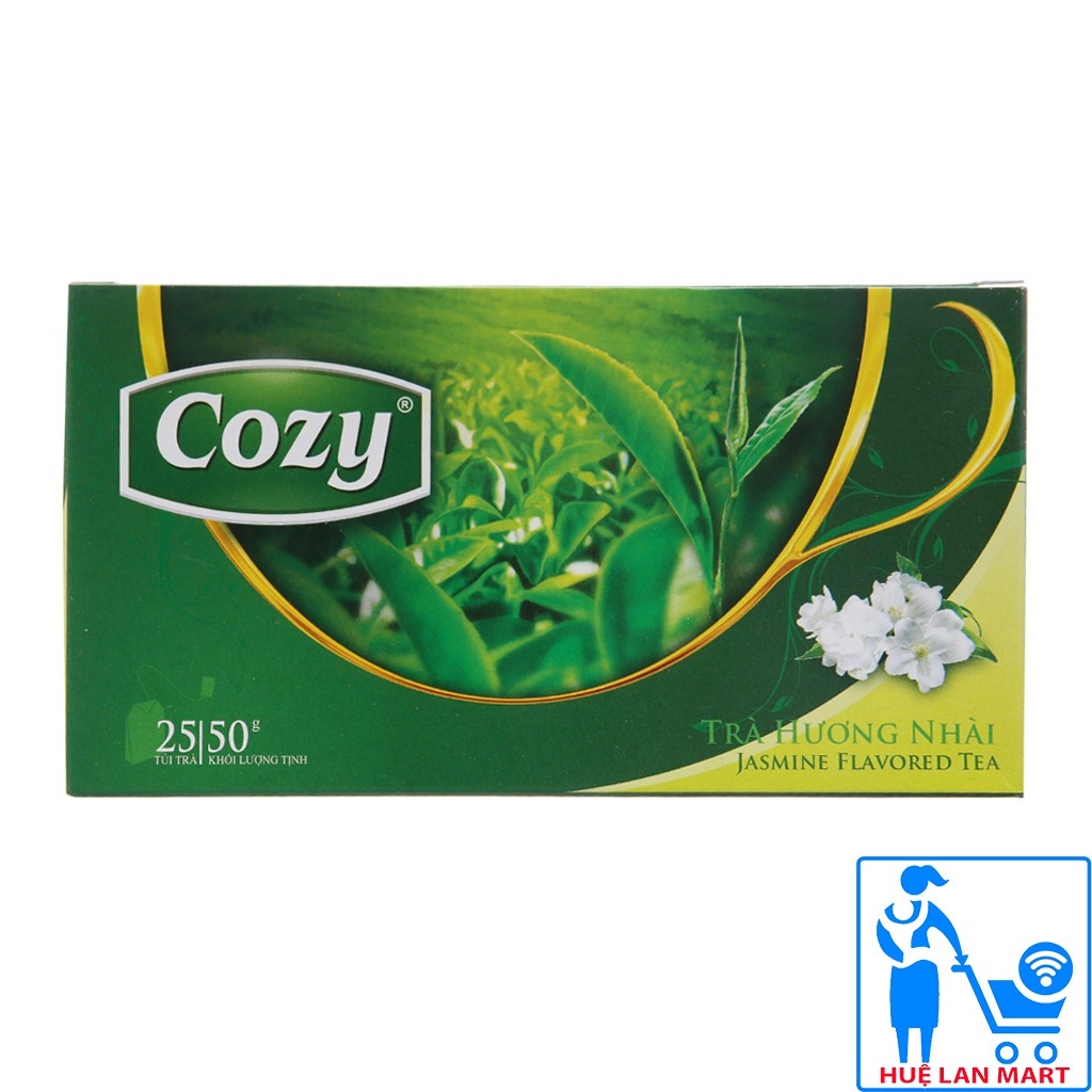 【nóng】 [CHÍNH HÃNG] Trà Nhài Cozy Hộp 50g (2g x 25 túi lọc)