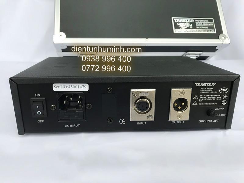 MICRO THU ÂM TAKSTAR CM-450 - MIC PHONG THU - MIC THU ÂM CAO CẤP