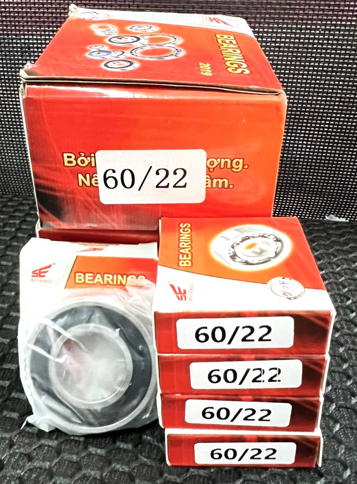 1 CẶP BẠC ĐẠN( VÒNG BI) XE MÁY 60.22 THƯƠNG HIỆU SE