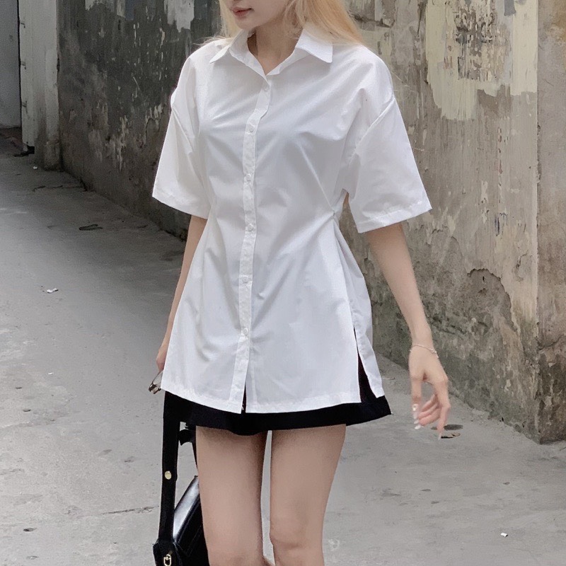 Sét áo sơ mi quần đùi xinh xắn - 247StoreFashion - Setaoquan30111