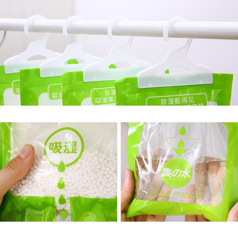 Túi Hút Ẩm Đa Năng Có 2 Ngăn Chống Ẩm Mốc Treo Tủ Quần Áo