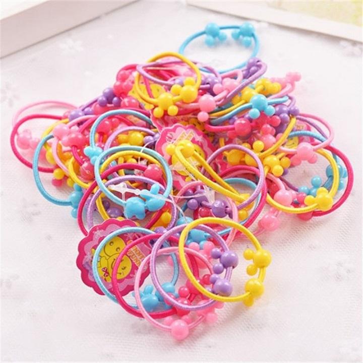[set 50] DÂY CHUN  DÂY THUN BUỘC TÓC ĐÁNG YÊU CHO BÉ