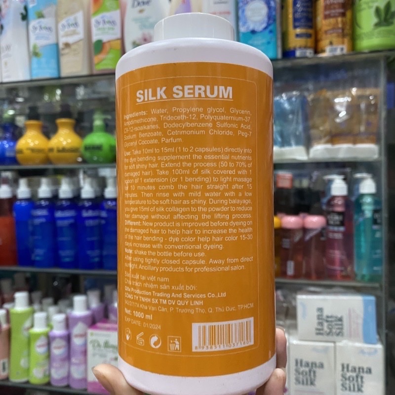 [HCM]Phục hồi phủ lụa Collagen Nano Silk Serum 1000ml