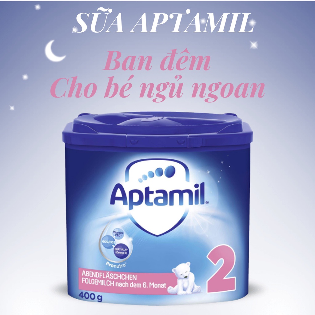 Sữa Aptamil Đức ban đêm cho bé hộp 400g