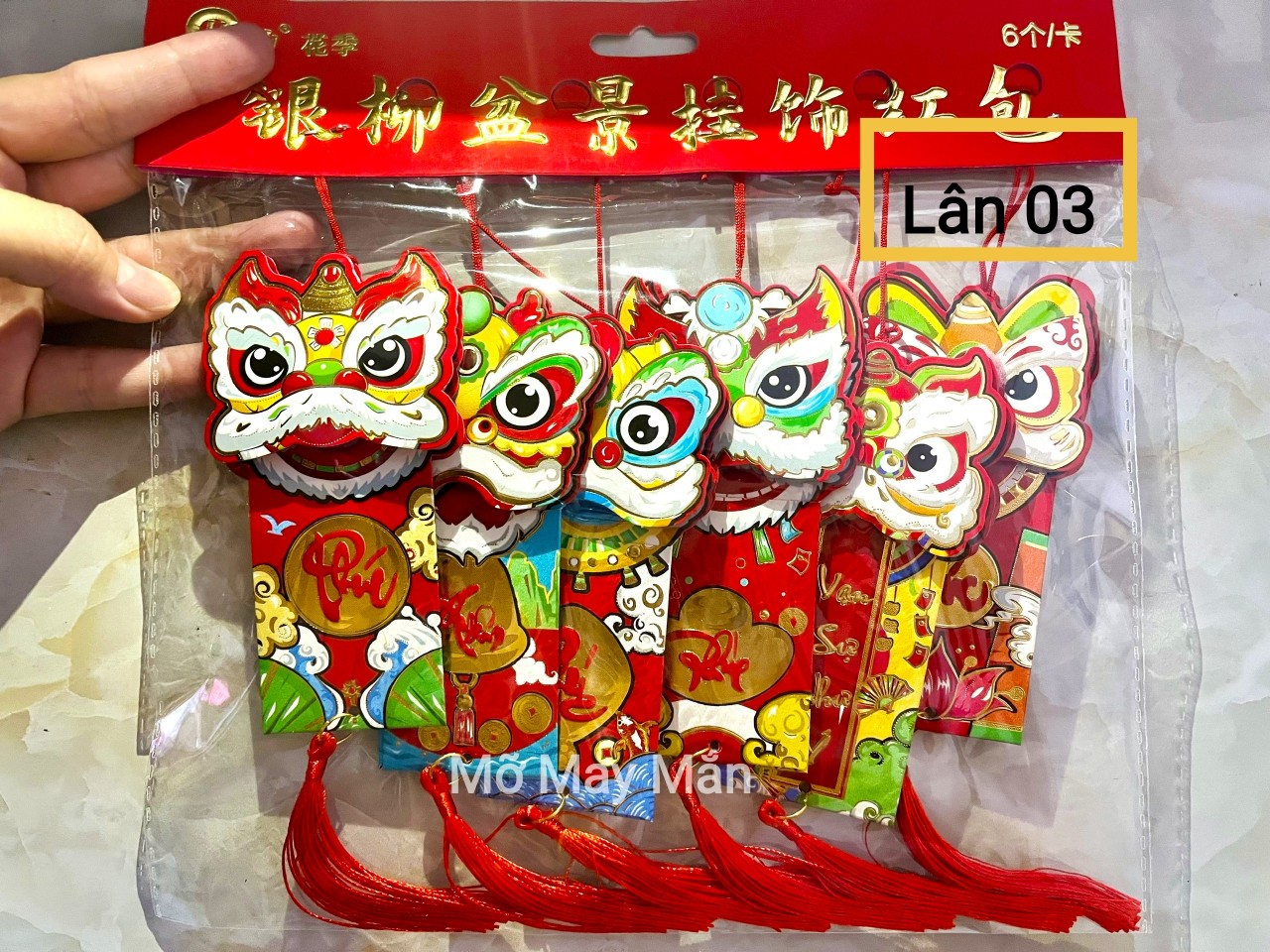 Set 6 Dây Đồ Treo Tết Trang Trí May Mắn