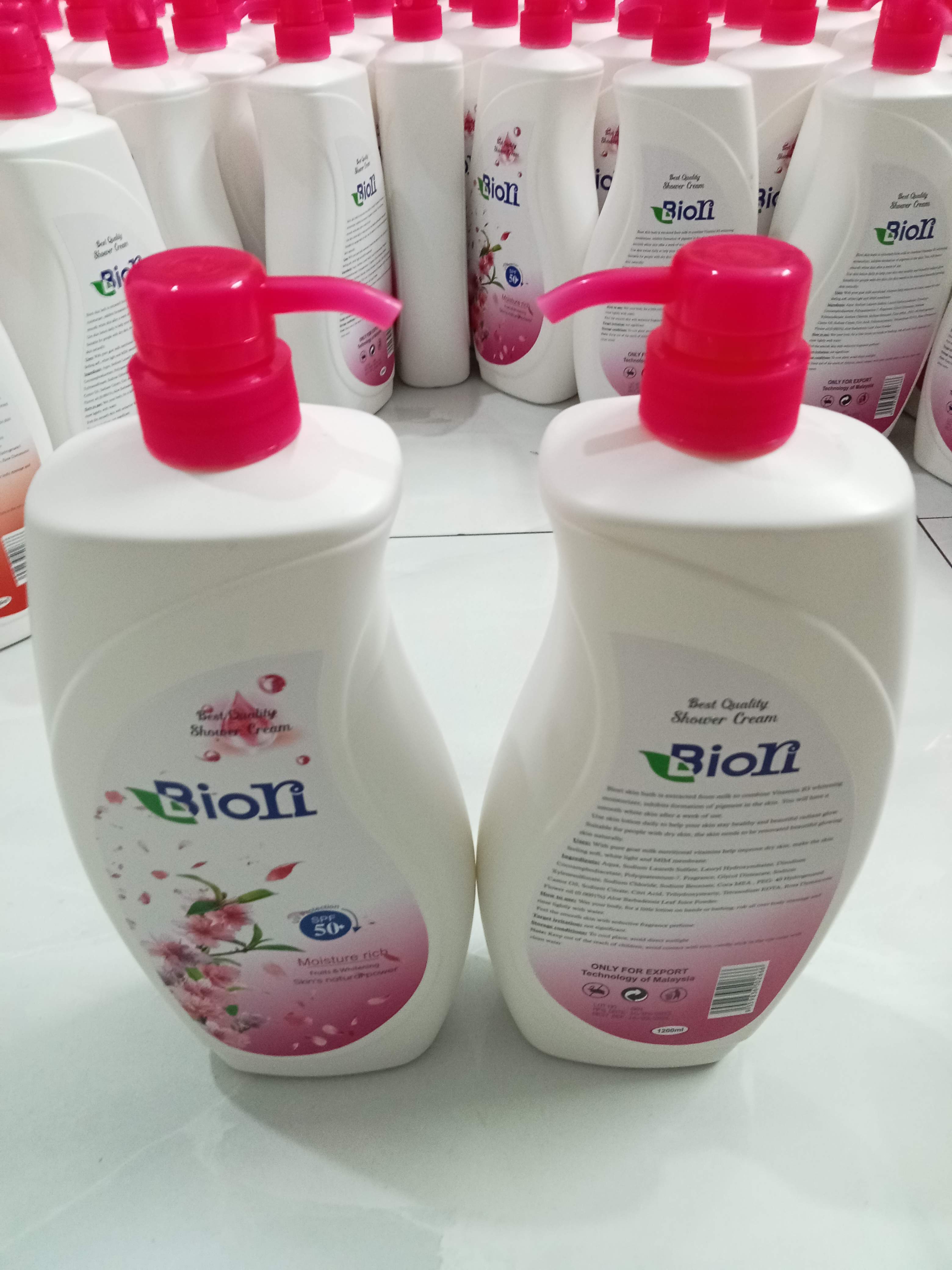 combo sữa tắm trắng da biori 1200ml ( hoa anh đào )