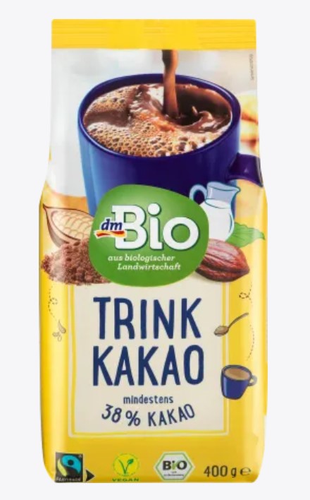 [HCM] Bột cacao (Kakao) hữu cơ uống liền - Dmbio - 400g