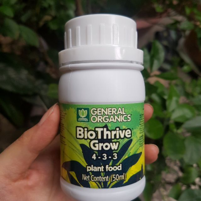 Phân bón hữu cơ Biothrive Grow 4-3-3 hàng xách tay từ USA, cam kết hàng đúng mô tả, chất lượng đảm bảo an toàn đến sức khỏe người sử dụng