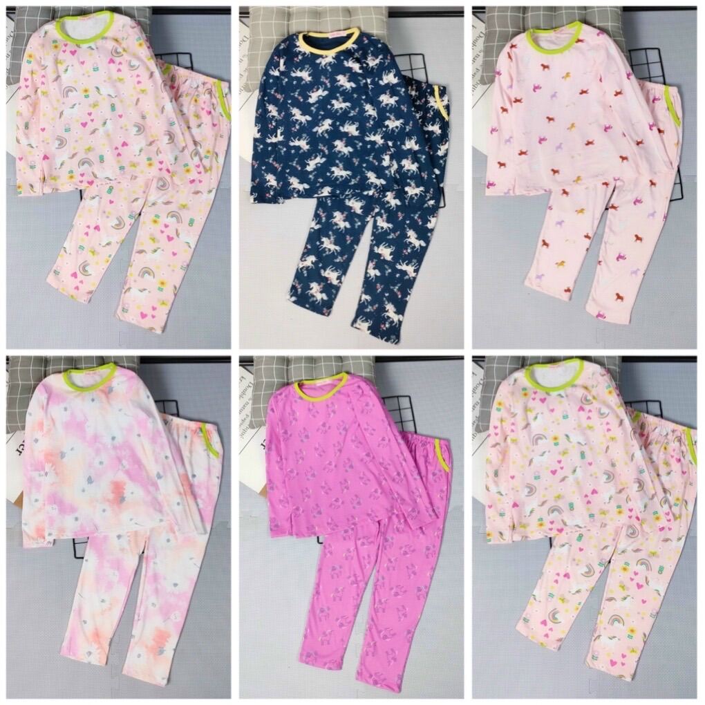 (22-35kg) Bộ thun coton mềm kiểu dáng ĐƠN GIẢN bé GÁI, thun coton đẹp,