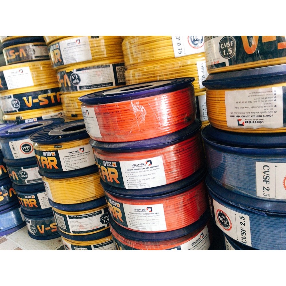 10m dây đôi Vĩnh Thịnh, 2 lõi 52 sợi