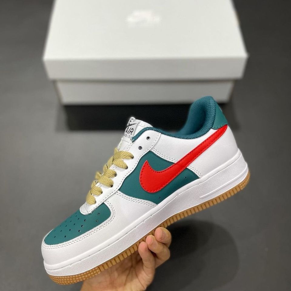 Full bill box 🎁 Giày AF1 GC xanh đỏ nam nữ