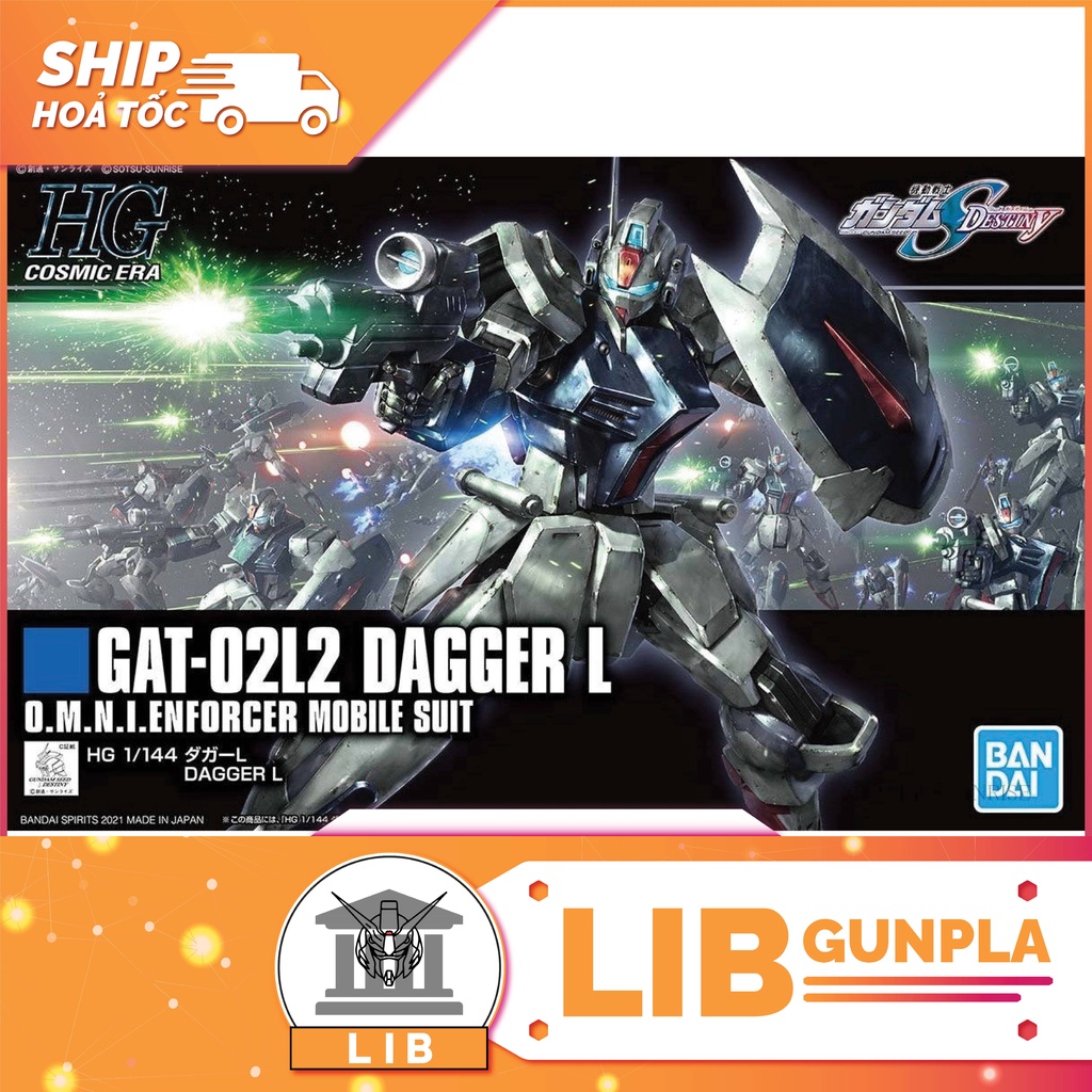 Model assembled Bandai HG CE Dagger L