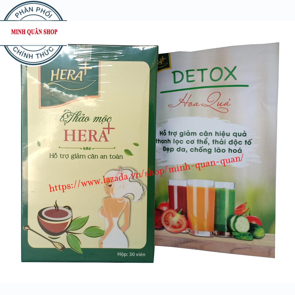 Trà Thảo mộc Giảm cân Hera Plus dạng viên (30 viên)