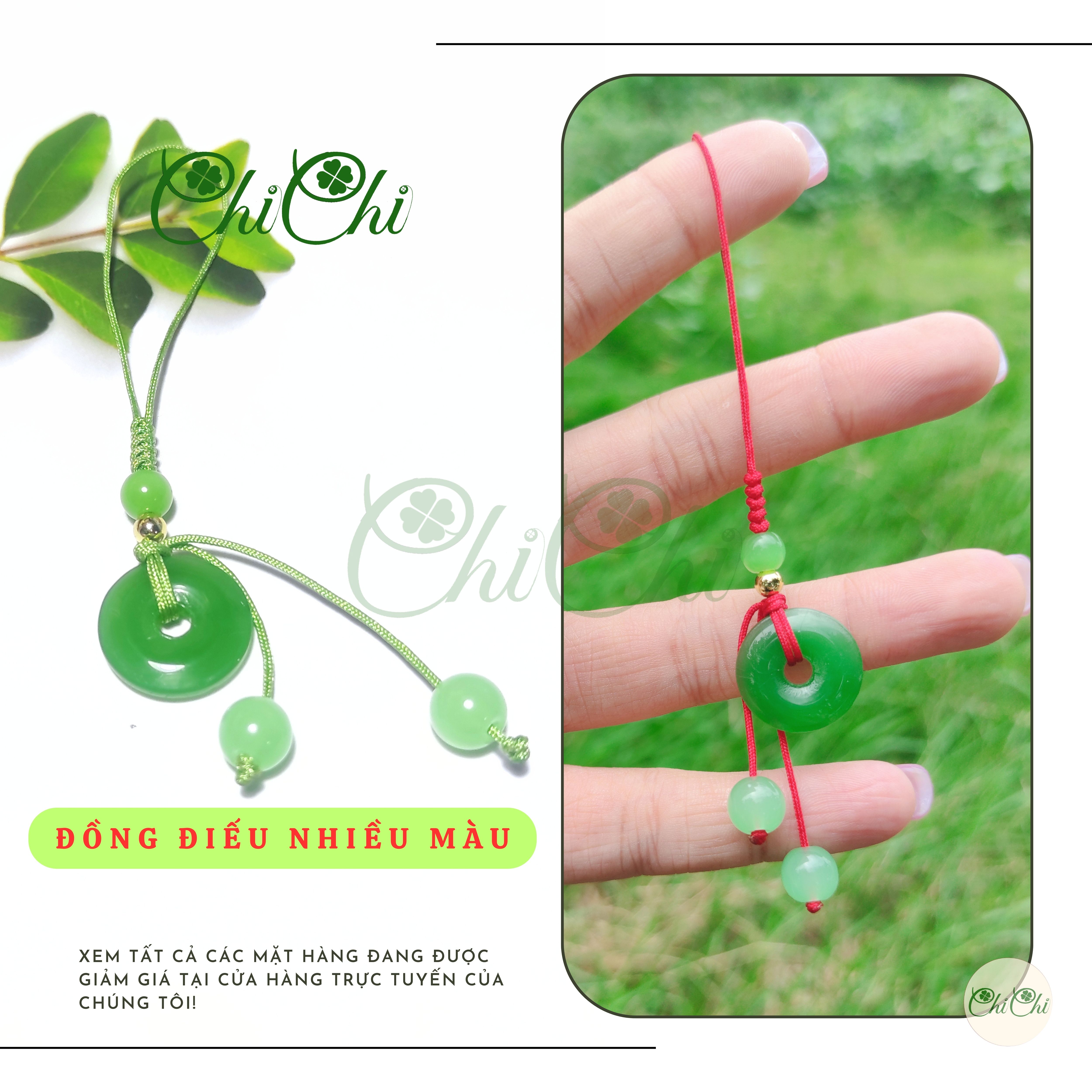 [Chi Chi] Móc Khóa Điện Thoại Đồng Điếu May Mắn - MS046