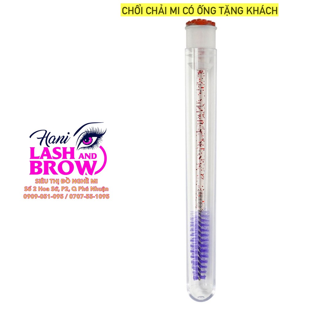 Chổi chải mi trong ống nhựa