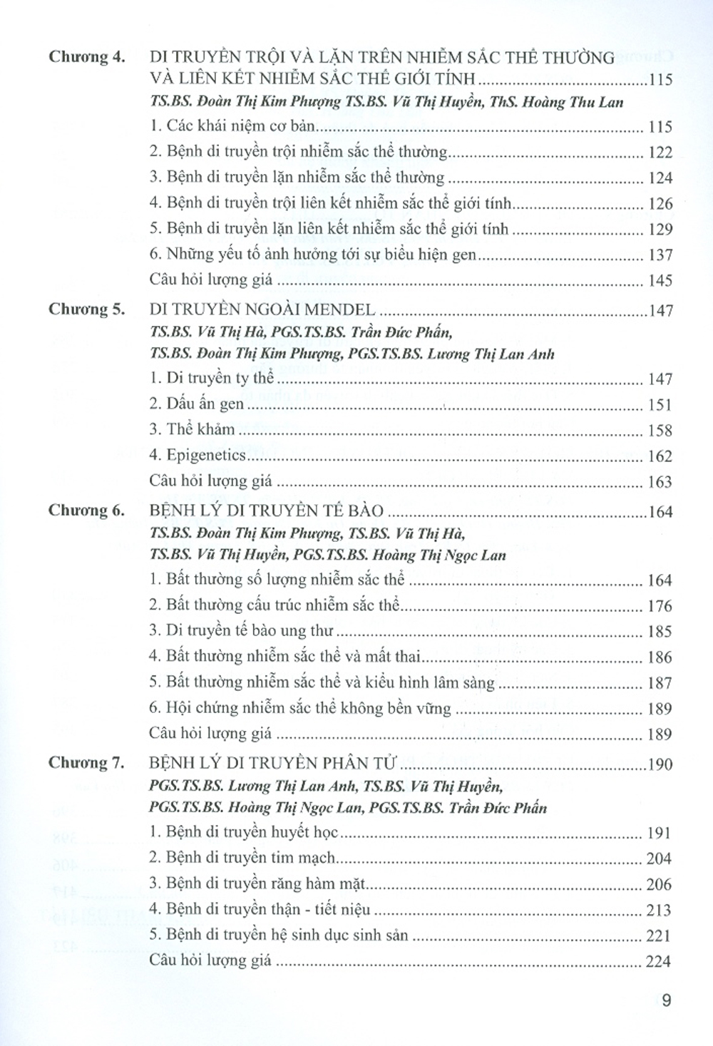 Di Truyền Y Học (Dùng Cho Đào Tạo Bác Sĩ Y Khoa)