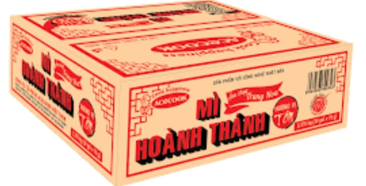 Mì hoành thánh tôm Acecook Thùng 30 gói 76G (Date mới)