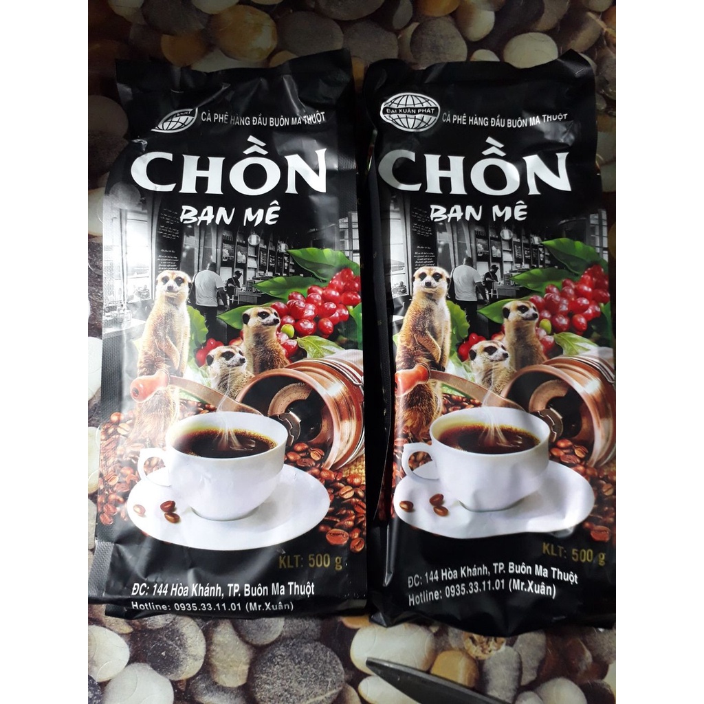 1KG CAFE CHỒN BAN MÊ, UỐNG LÀ MÊ ( Chồn Đen )
