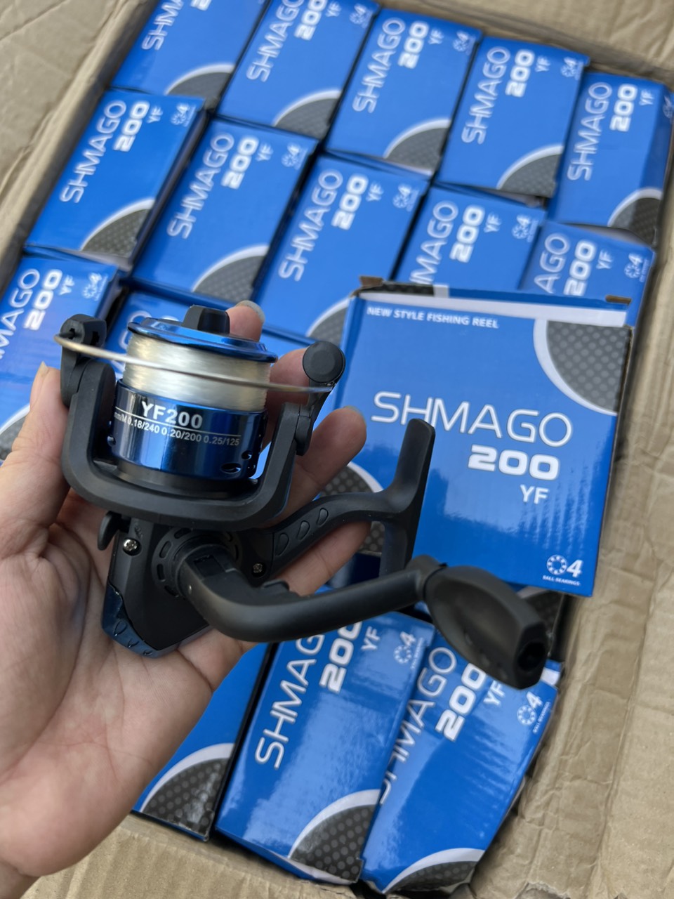 máy câu cuốn sẵn cước giá rẻ