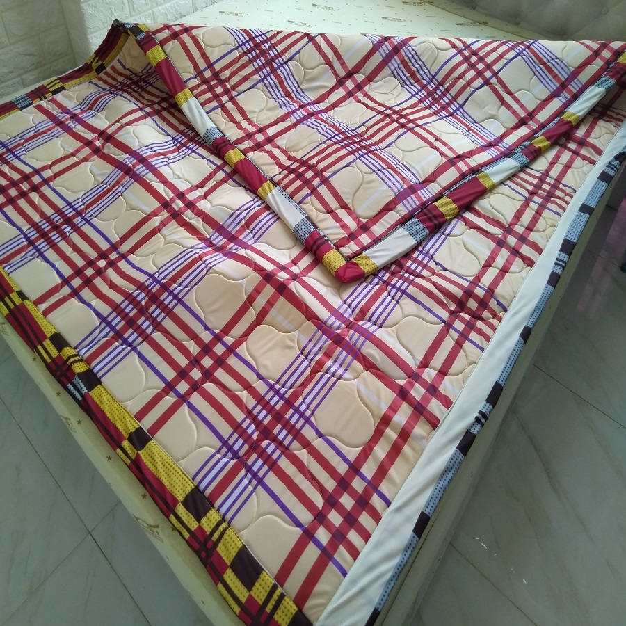 NỆM MOUSSE GẤP GỌN 1m6x2m - 2 MẶT CHẦN THUN LẠNH