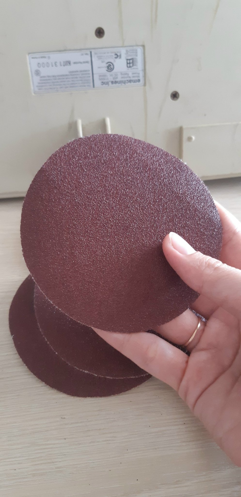 Đế Chà Nhám Tròn 100mm + 05 Nhám Tròn 100mm
